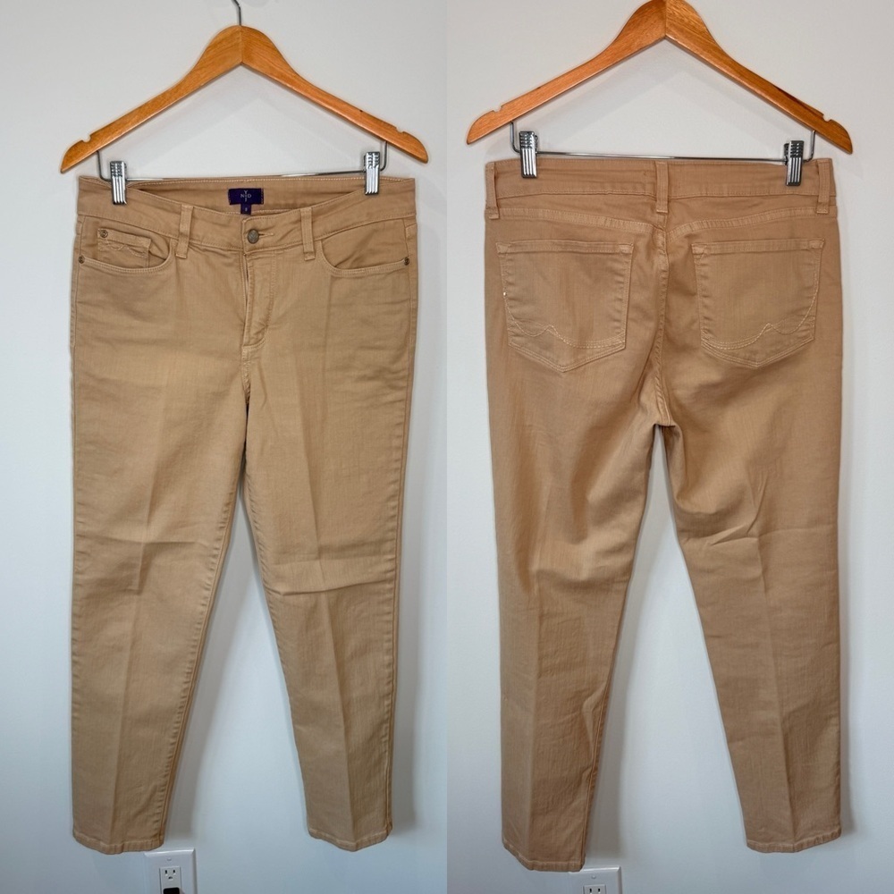 NYDJ Ankle Lift & Tuck Technology Tan Jeans (8)